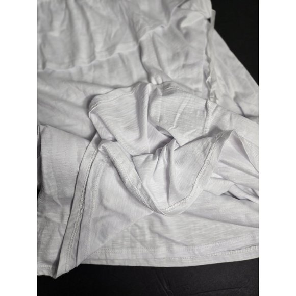 NWT White Ruffle Off-Shoulder lined Top By Saks Fifth Avenue Boho cottage - Picture 9 of 11